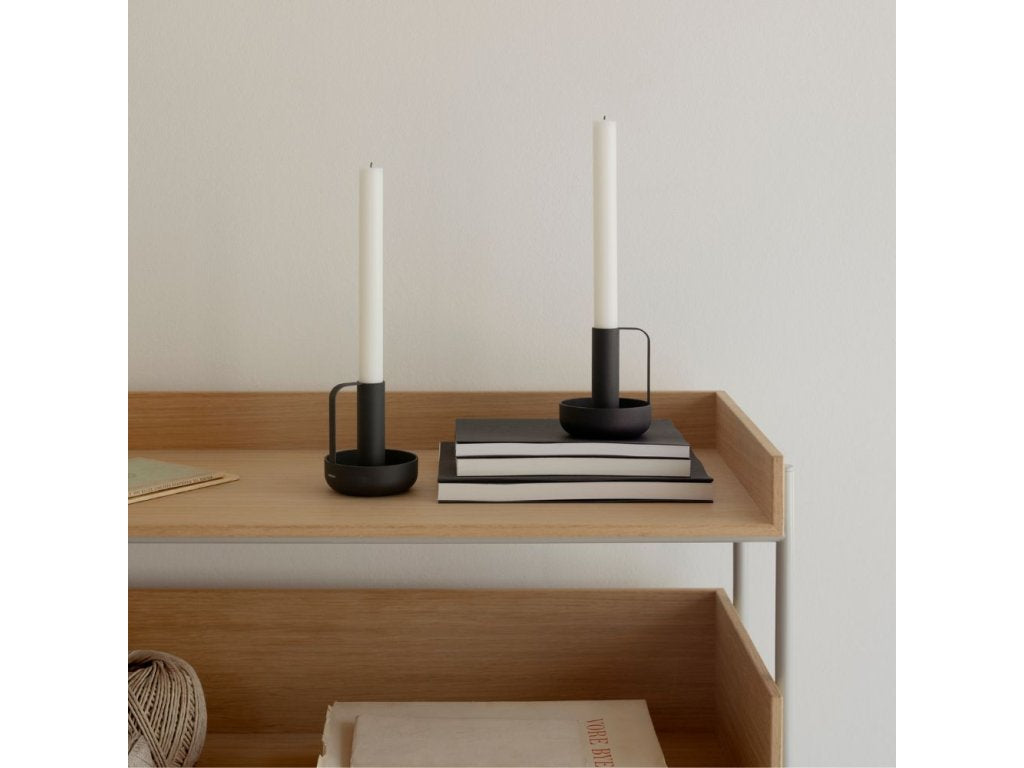 Stelton Ljusstake IDA 10 cm, svart, järn