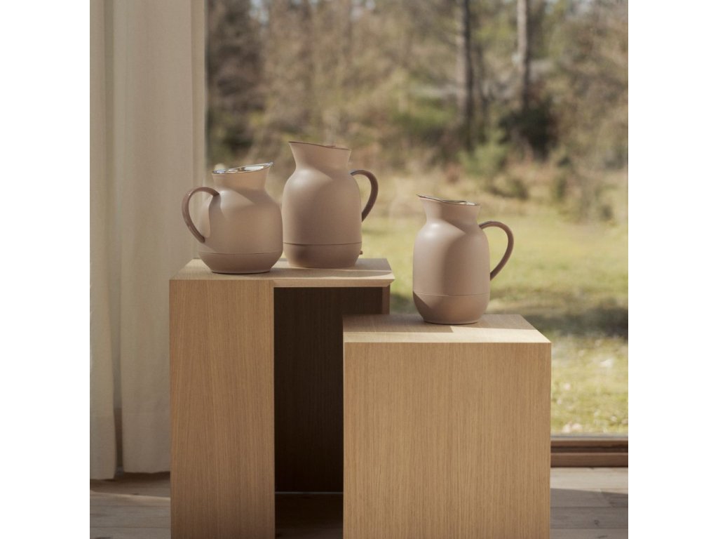 Stelton Vattenkokare AMPHORA 1,2 l, mjuk persika