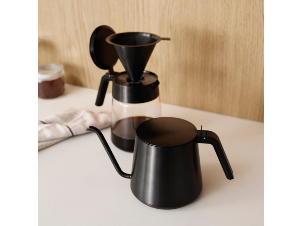 Stelton Vattenkokare NOHR 1,0 l, svart, rostfritt stål