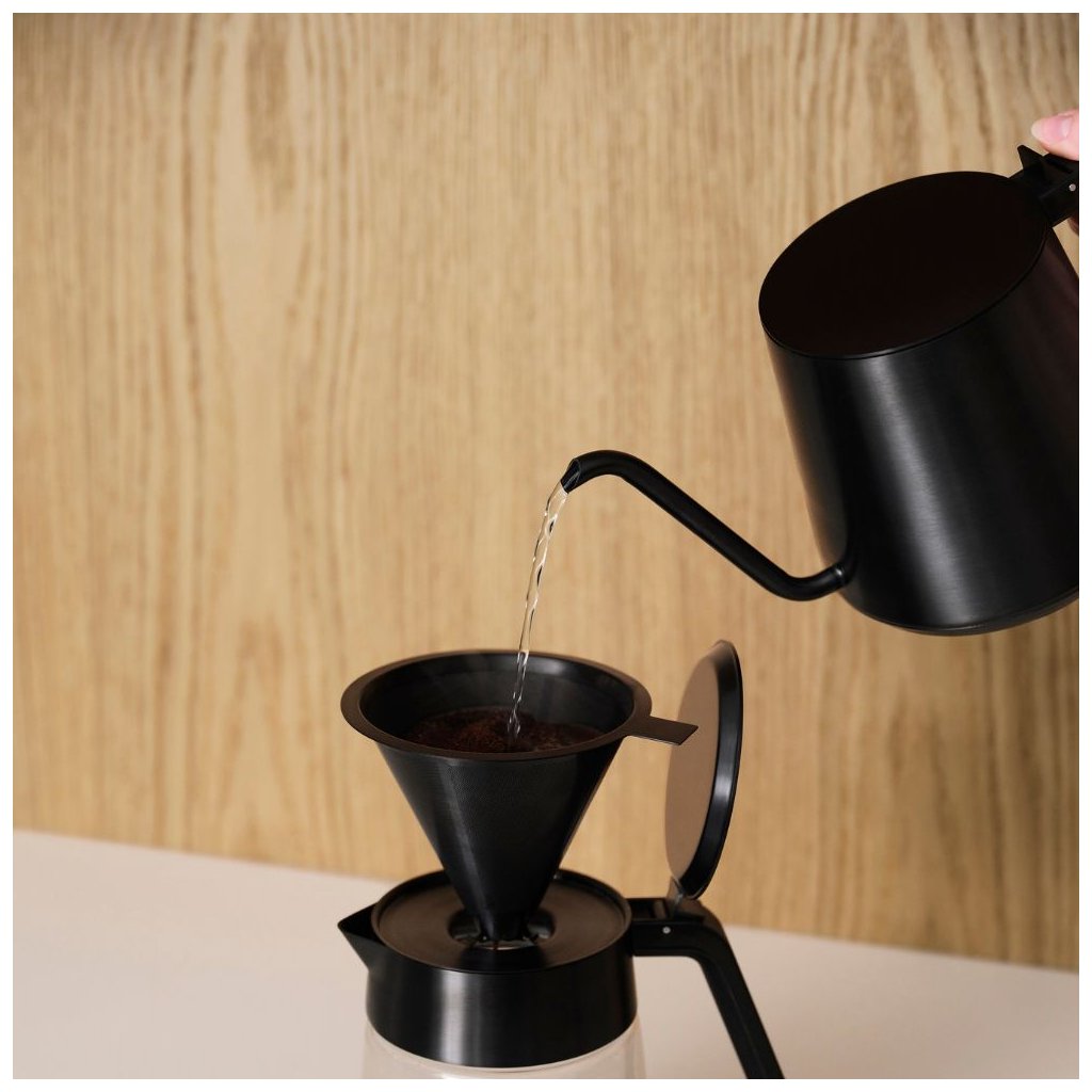 Stelton Vattenkokare NOHR 1,0 l, svart, rostfritt stål