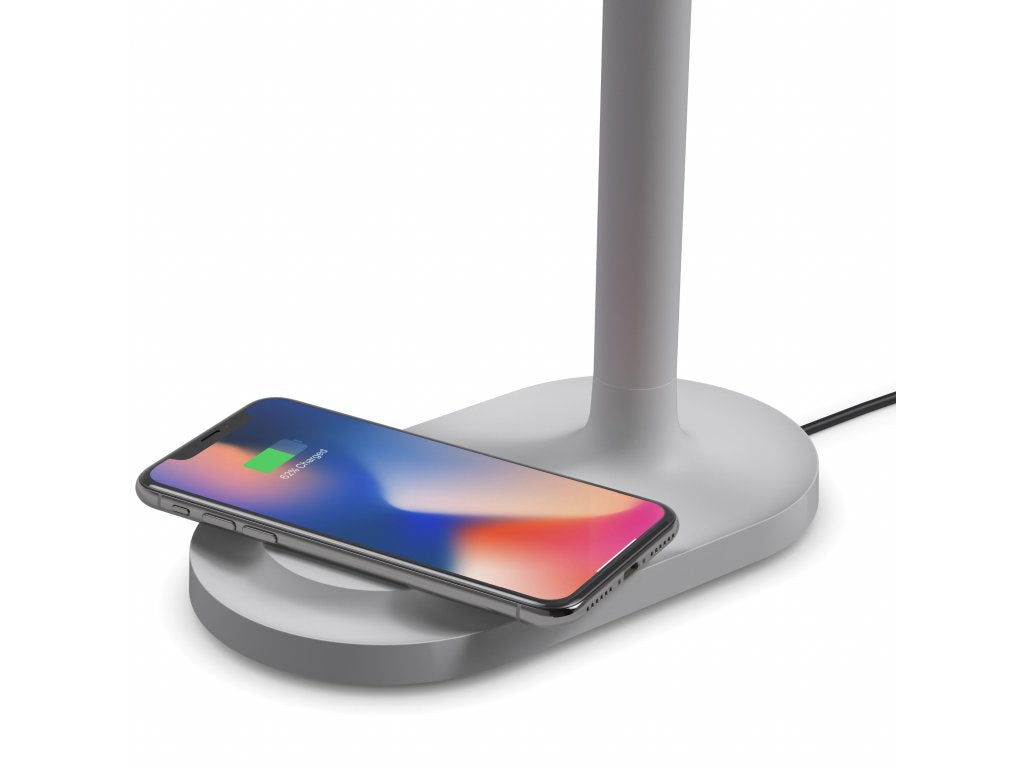 Eva Solo Bordslampa EMENDO 29 cm, med trådlös Qi-laddare, moln