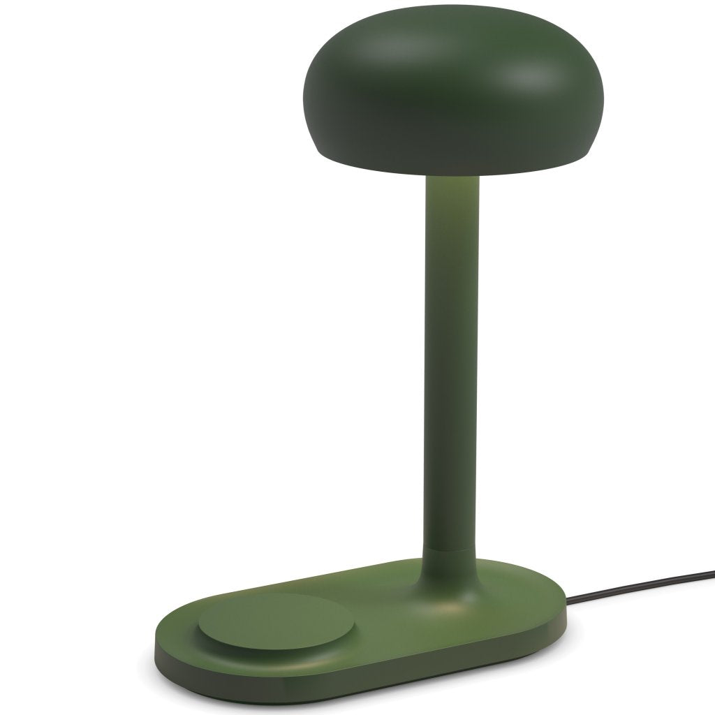 Eva Solo Bordslampa EMENDO 29 cm, med trådlös Qi-laddare, smaragdgrön Eva Solo