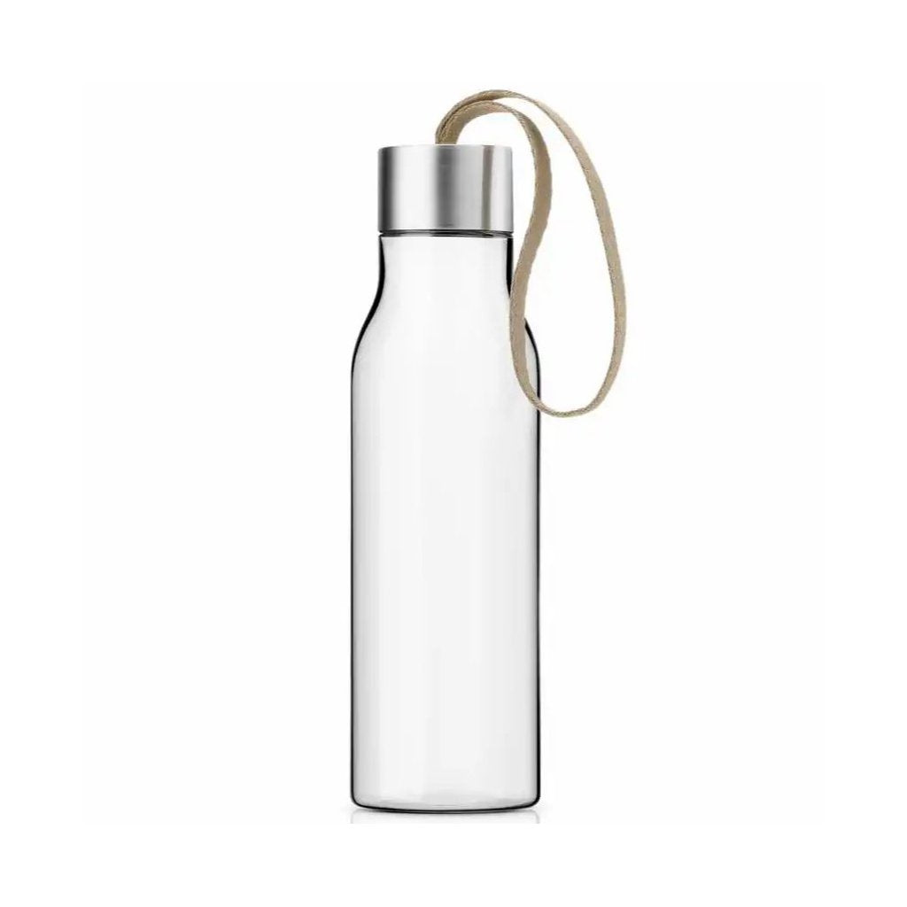 Eva Solo Vattenflaska 500 ml, pärlbeige rem, plast