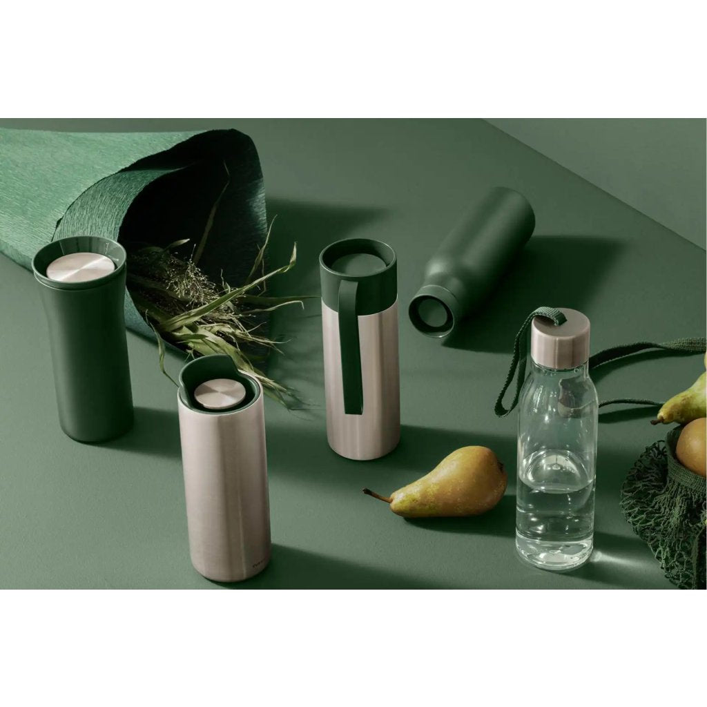 Eva Solo Vattenflaska 500 ml, smaragdgrön rem, plast