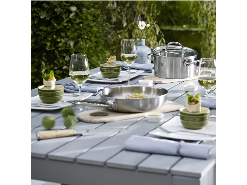 Staub Ramekin 9 cm, set i 2, grön, keramik