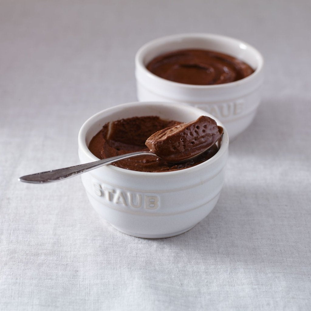 Staub Ramekin 9 cm, set i 4, elfenben, keramik