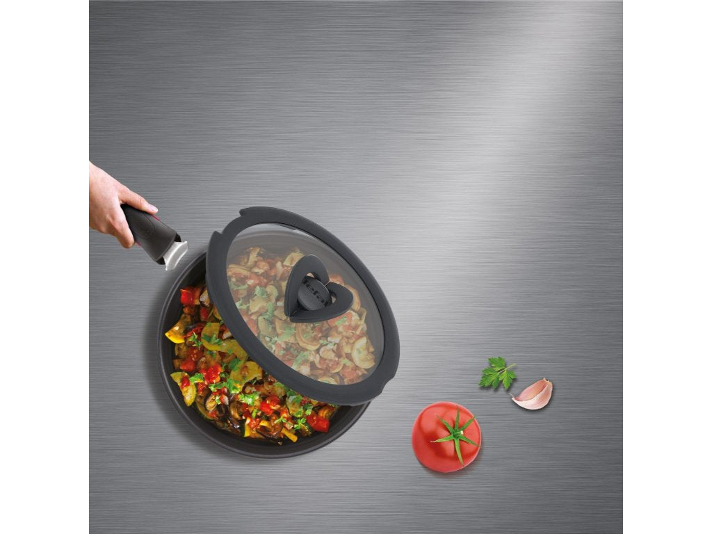 Tefal Grytlock INGENIO L9846453, set i 3 delar, 16 + 18 + 20 cm, glas
