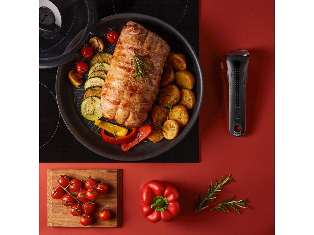 Tefal Set med stekpannor INGENIO UNLIMITED L7639032, set i 3, svart, aluminium