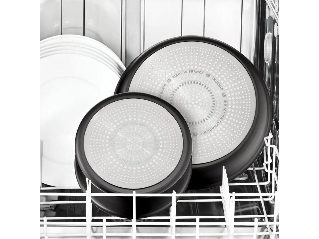 Tefal Set med stekpannor INGENIO UNLIMITED L7639032, set i 3, svart, aluminium