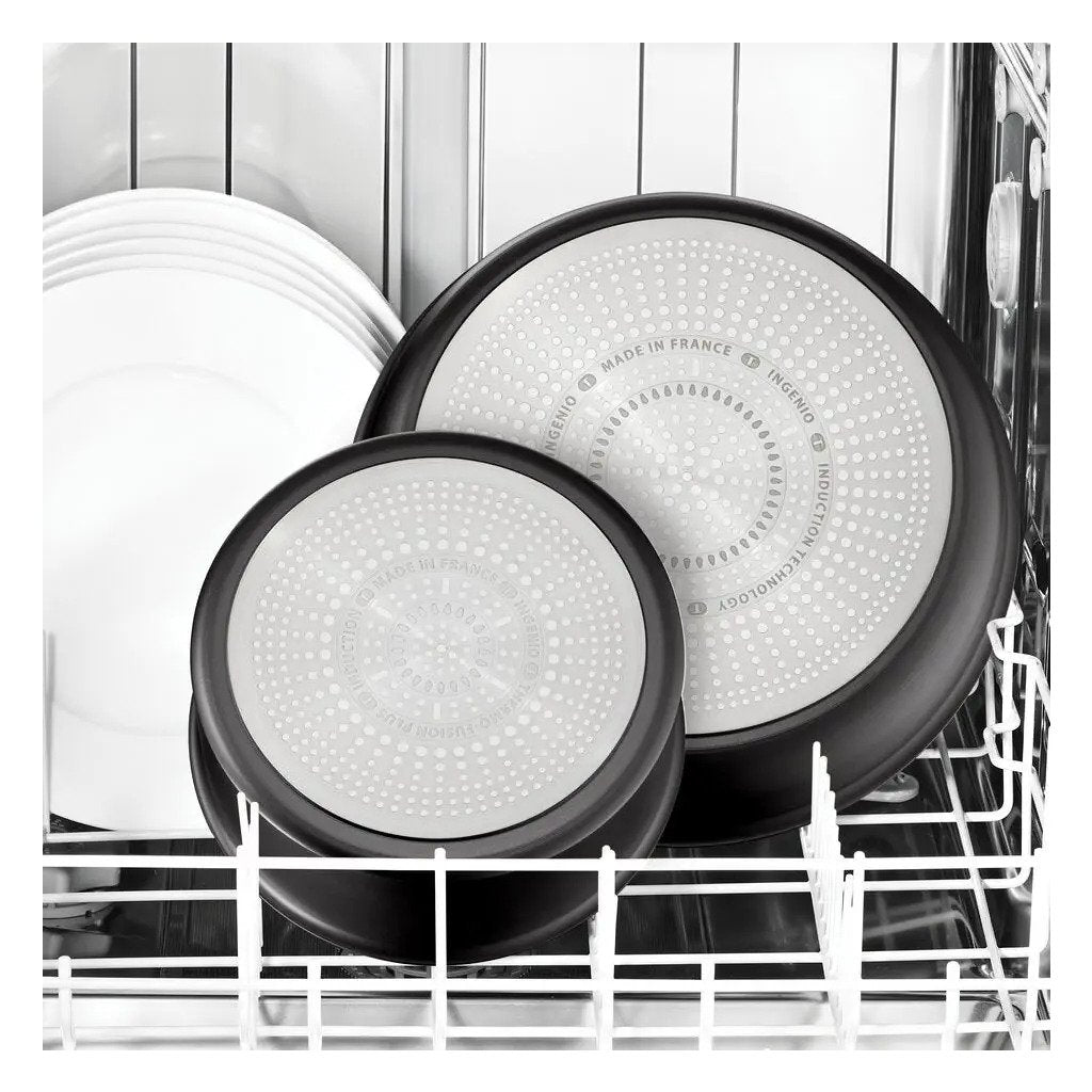 Tefal Kastrullset INGENIO UNLIMITED L7639102, set i 4, svart, aluminium