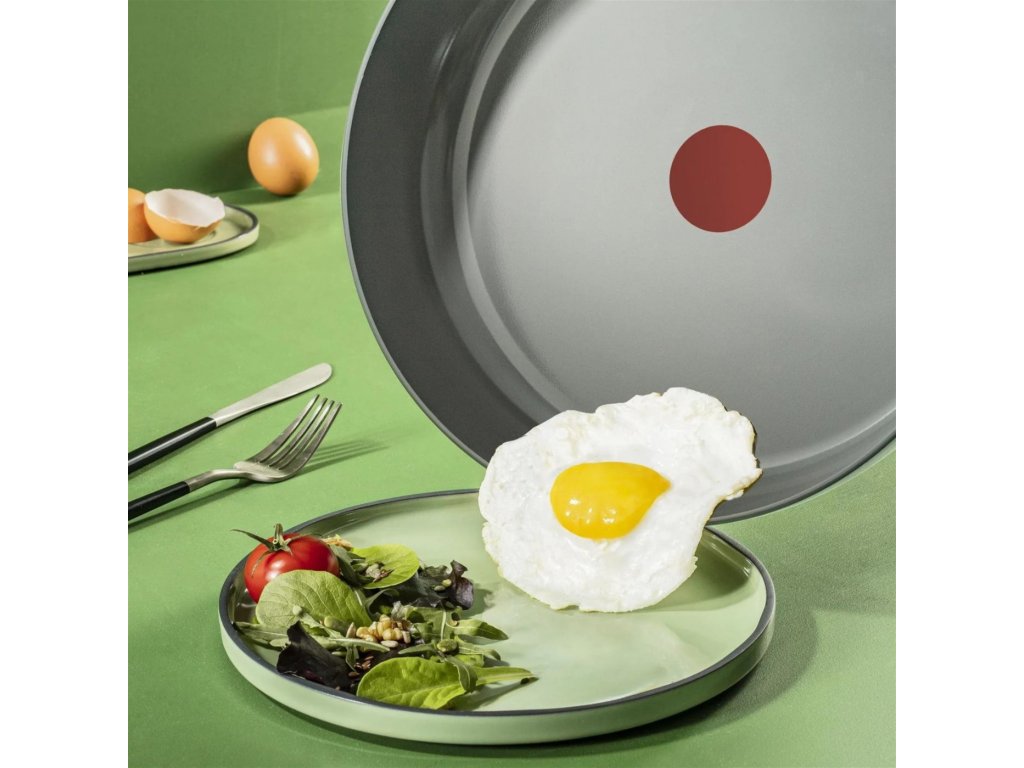 Tefal Non-stick stekpanna RENEW ON C4270432 24 cm, grå, aluminium