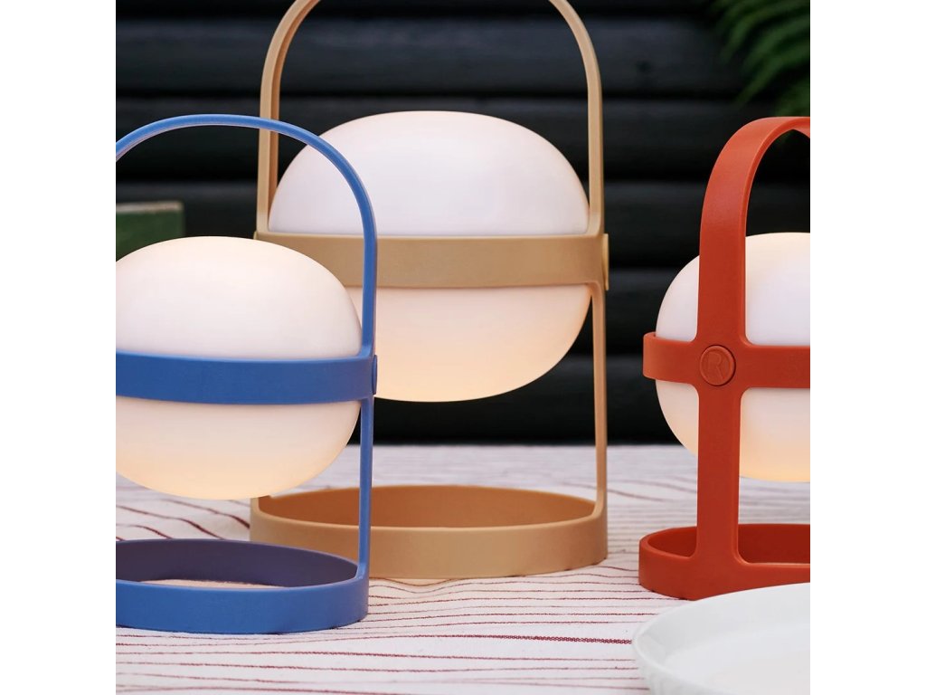 Rosendahl Bärbar bordslampa SOFT SPOT 25 cm, LED, himmelsblå