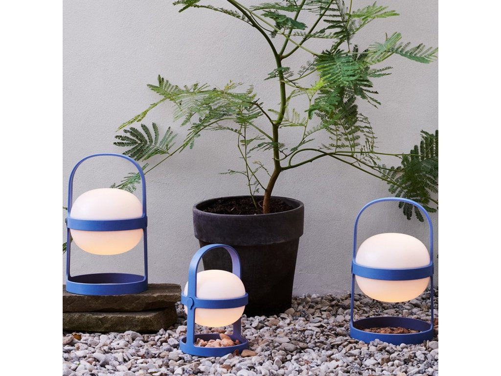 Rosendahl Bärbar bordslampa SOFT SPOT 25 cm, LED, himmelsblå