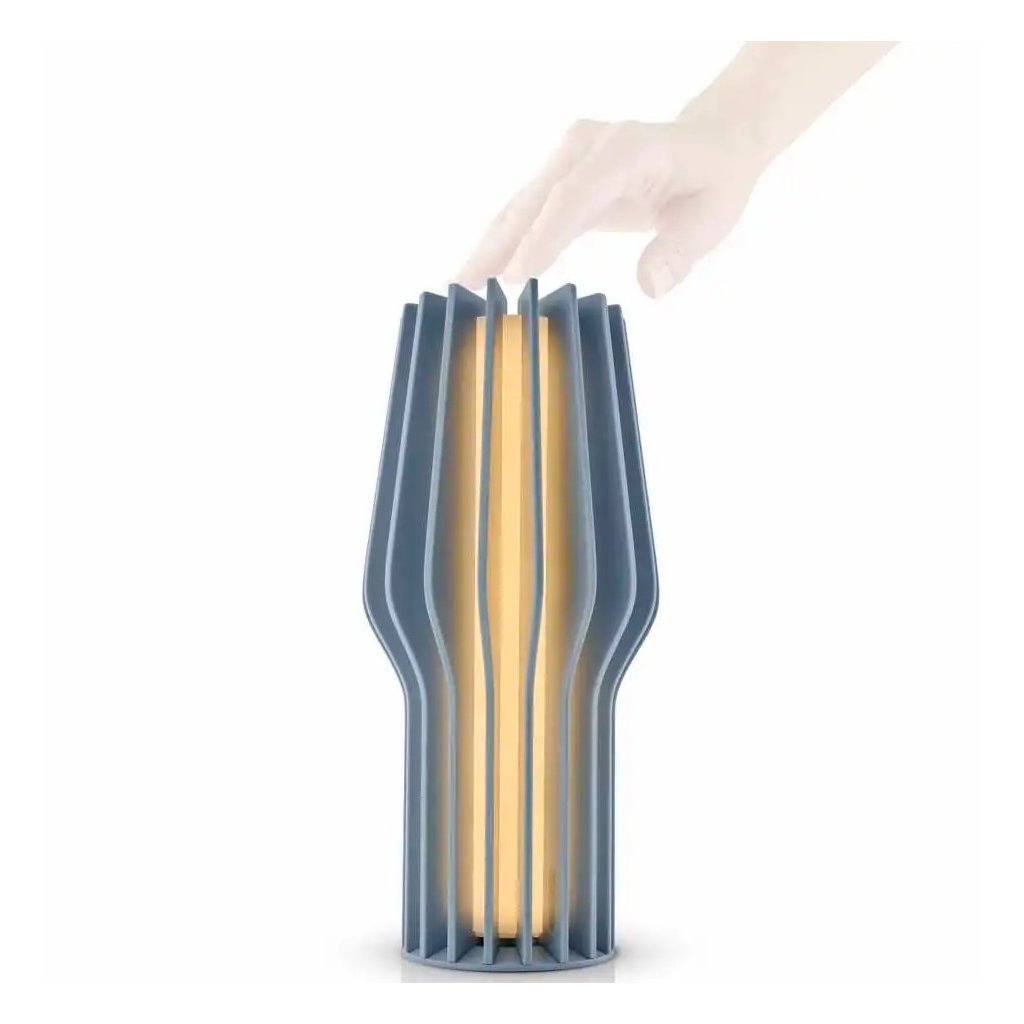 Eva Solo Bärbar bordslampa RADIANT 25 cm, LED, dammig blå, plast
