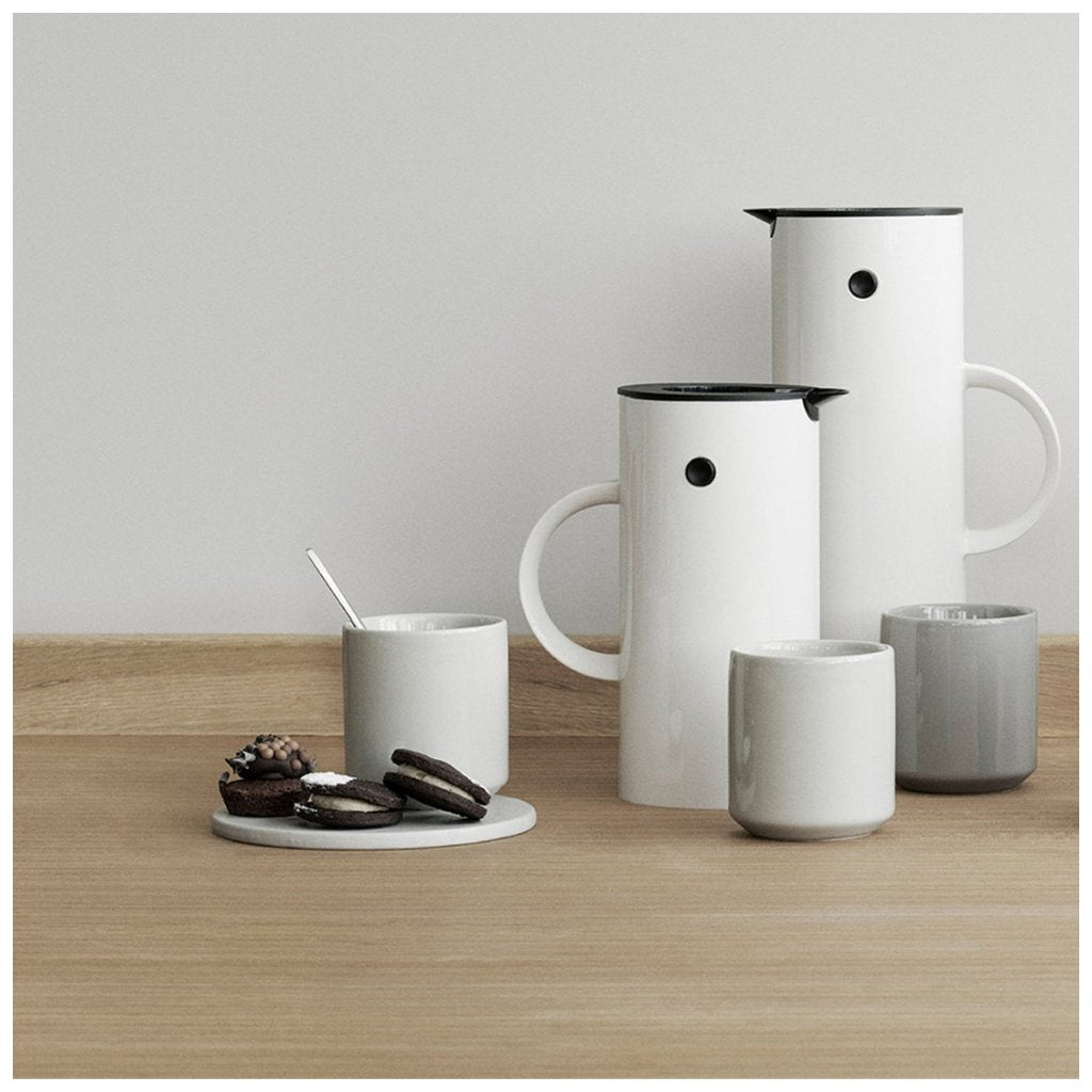 Stelton Kaffepress EM77 1 l, vit