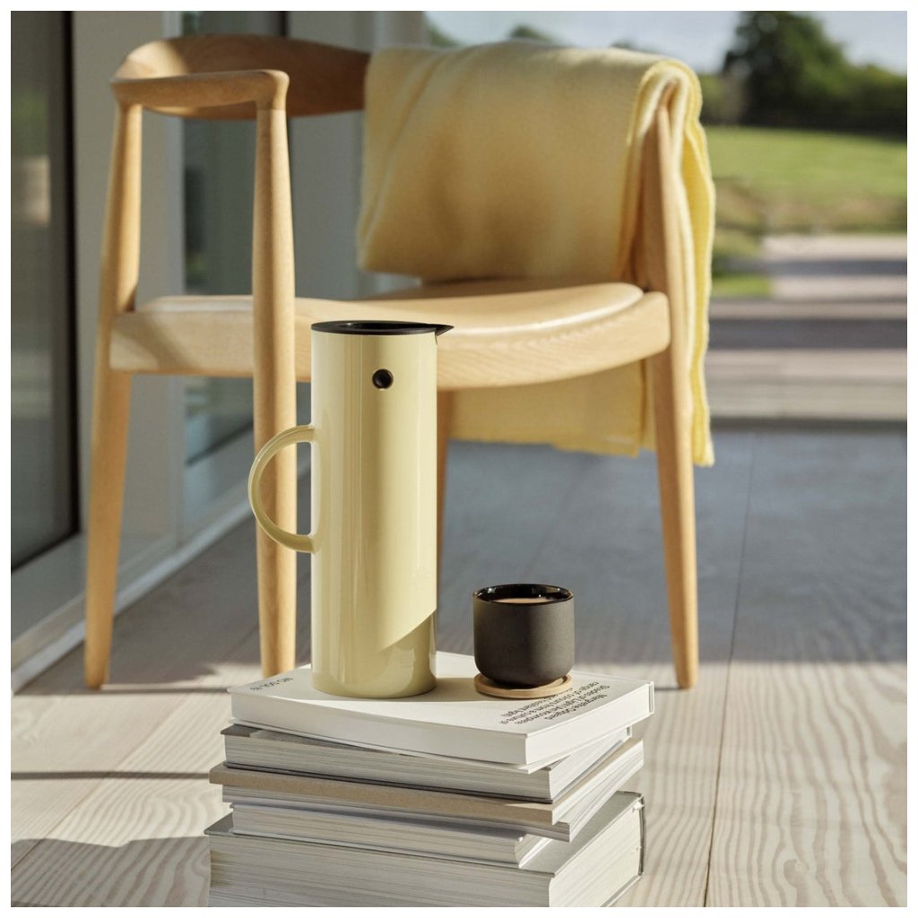Stelton Mugg med underlägg THEO 200 ml, svart