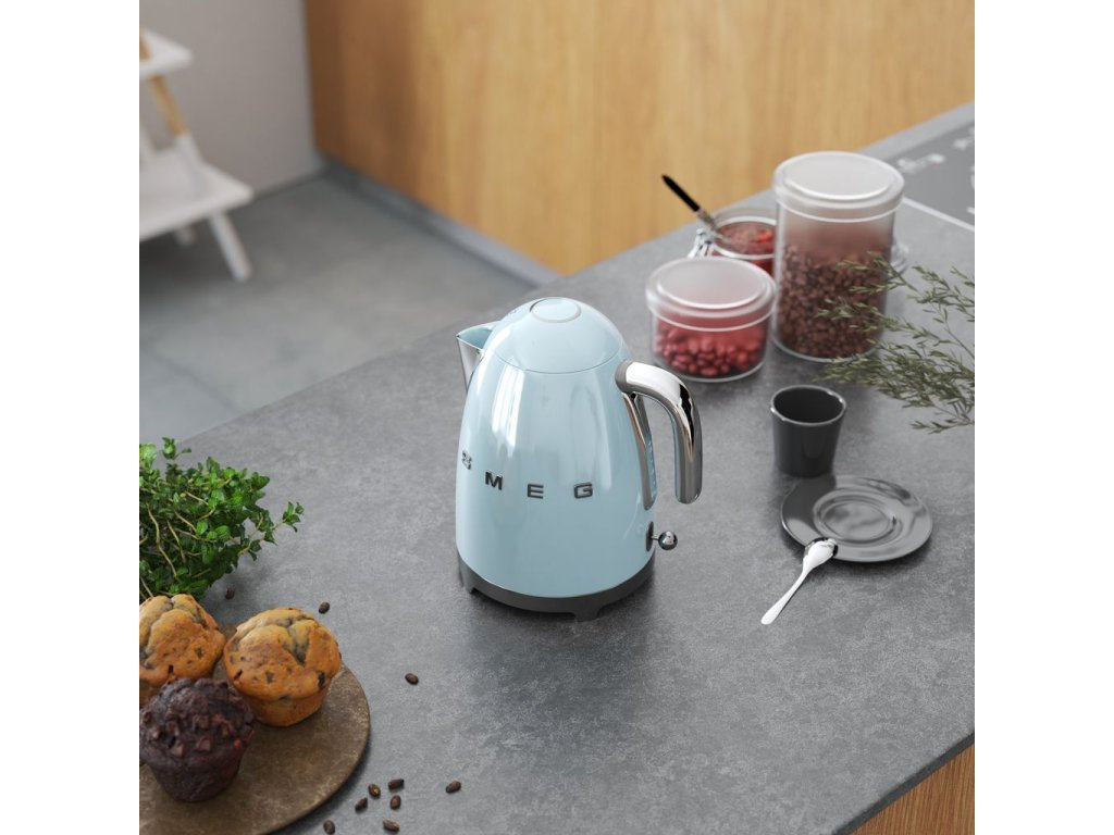 Smeg Elektrisk vattenkokare KLF03PBEU 1,7 l, pastellblå