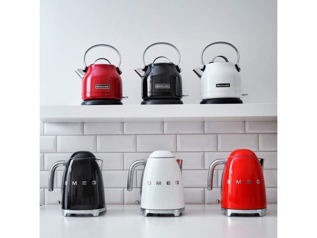Smeg Elektrisk vattenkokare KLF03BLMEU 1,7 l, mattsvart