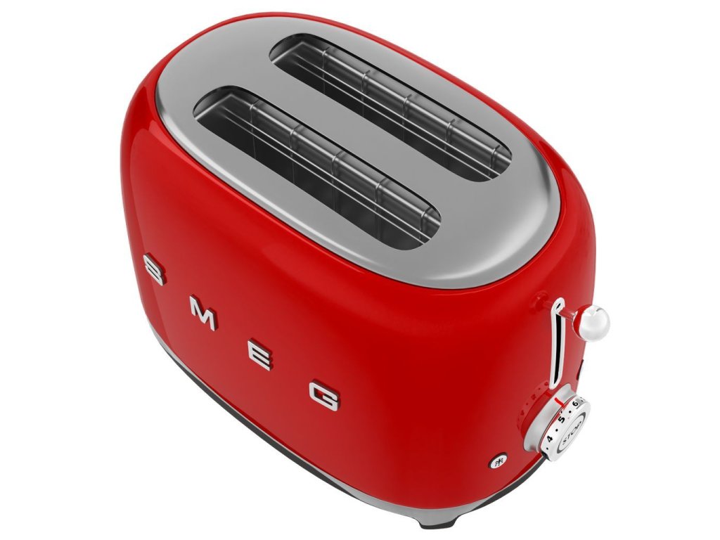 Smeg Brödrost TSF01RDEU 2 skiva, röd