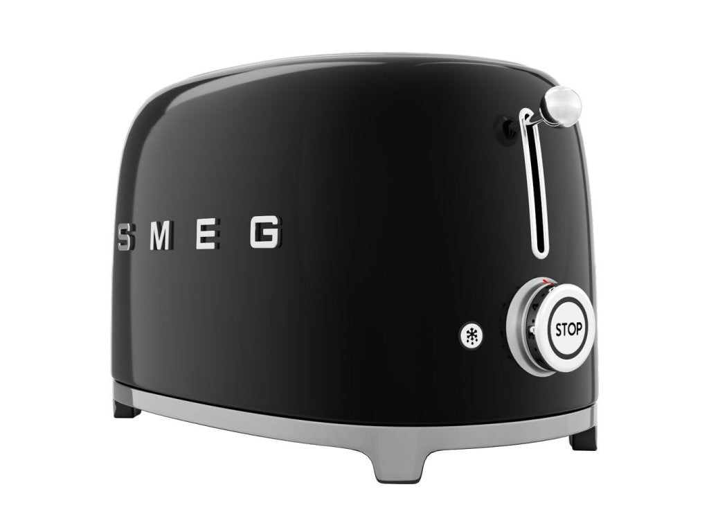 Smeg Brödrost TSF01BLEU, 2 skivor, svart