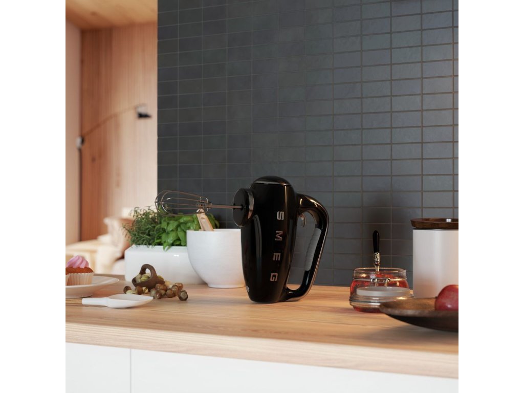 Smeg Elvisp HMF01BLEU, svart