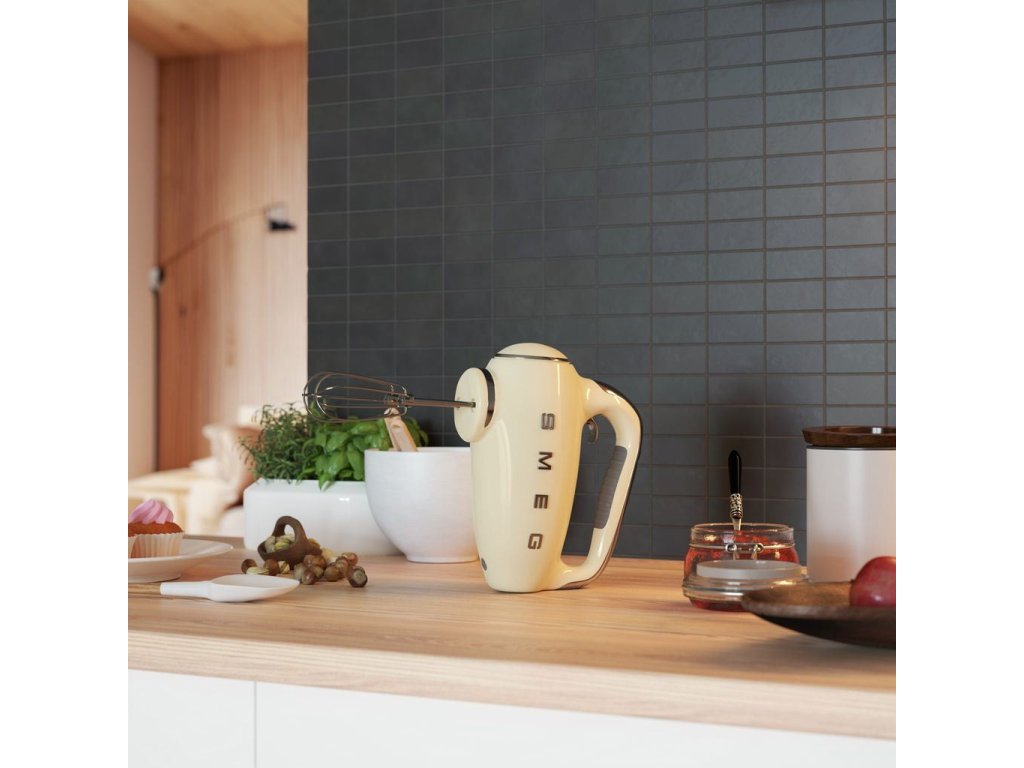 Smeg Elvisp HMF01CREU, gräddvit