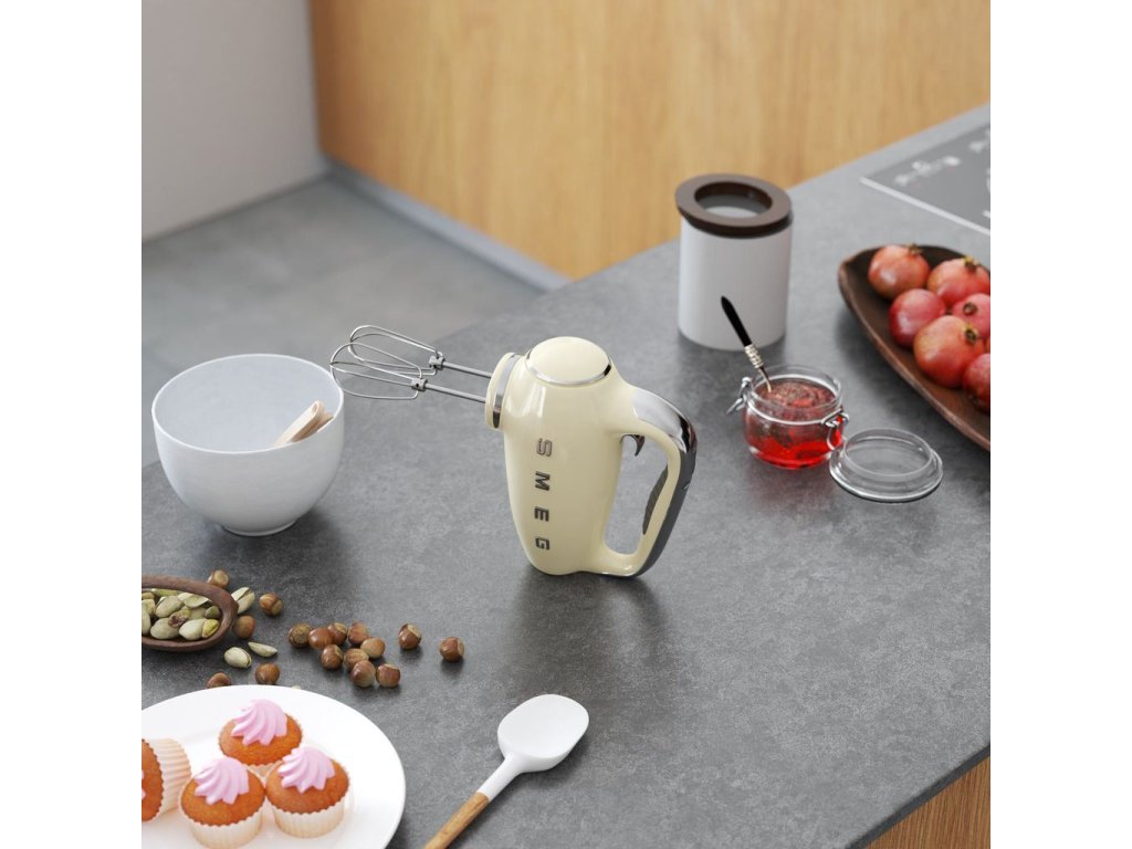 Smeg Elvisp HMF01CREU, gräddvit