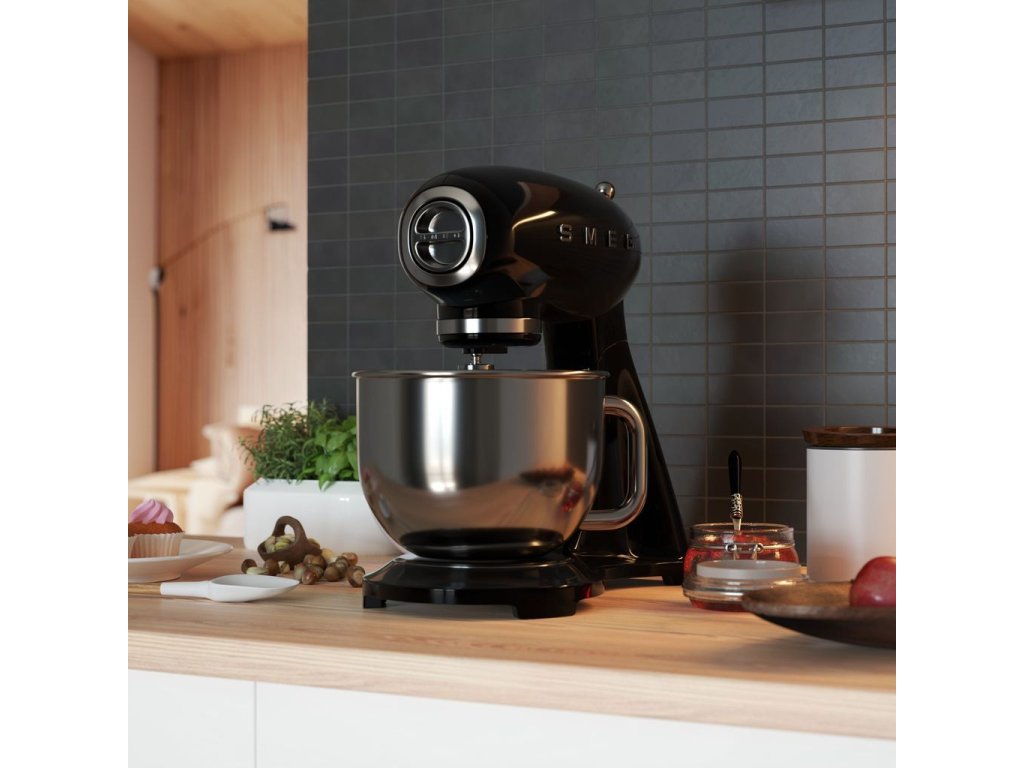 Smeg Hushållsassistent SMF03BLEU svart