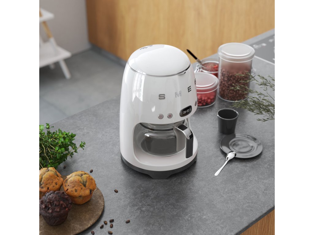 Smeg Kaffebryggare DCF02WHEU, vit