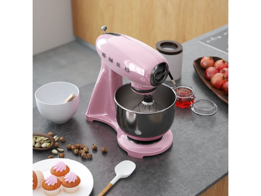 Smeg Hushållsassistent SMF03PKEU, pastellrosa