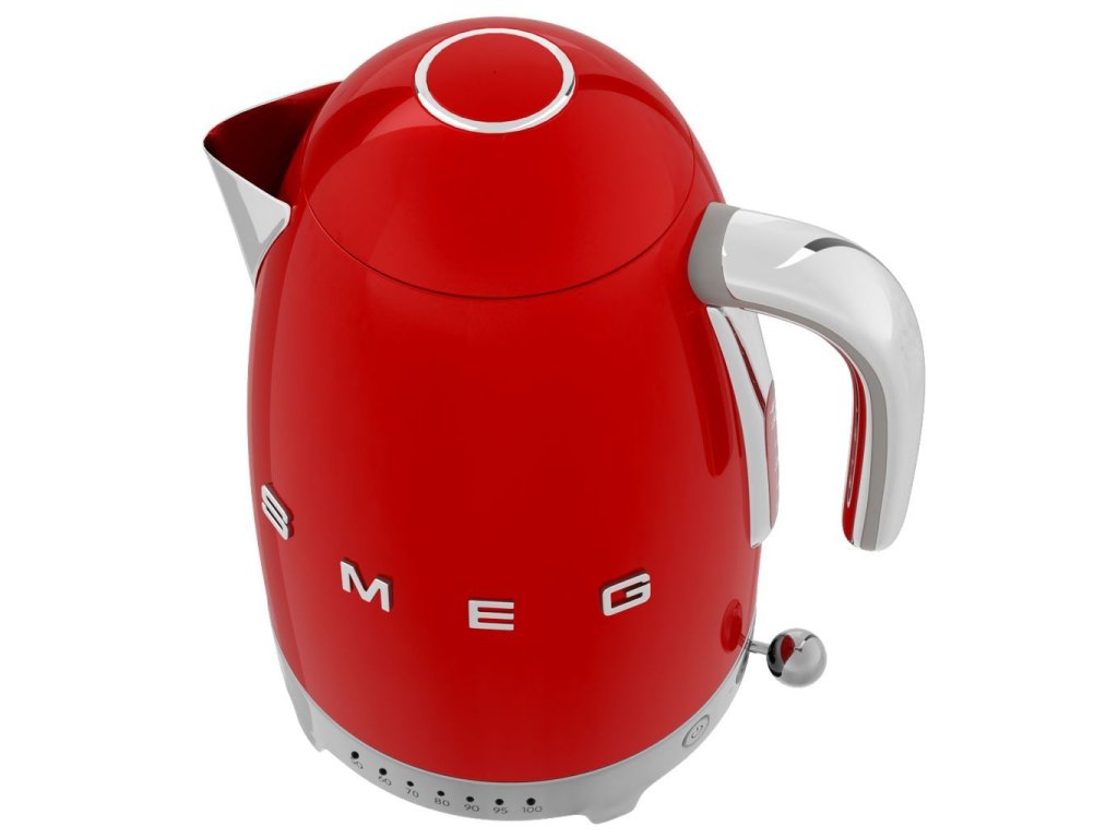 Smeg Vattenkokare med temperaturkontroll KLF04RDEU 1,7 l, röd