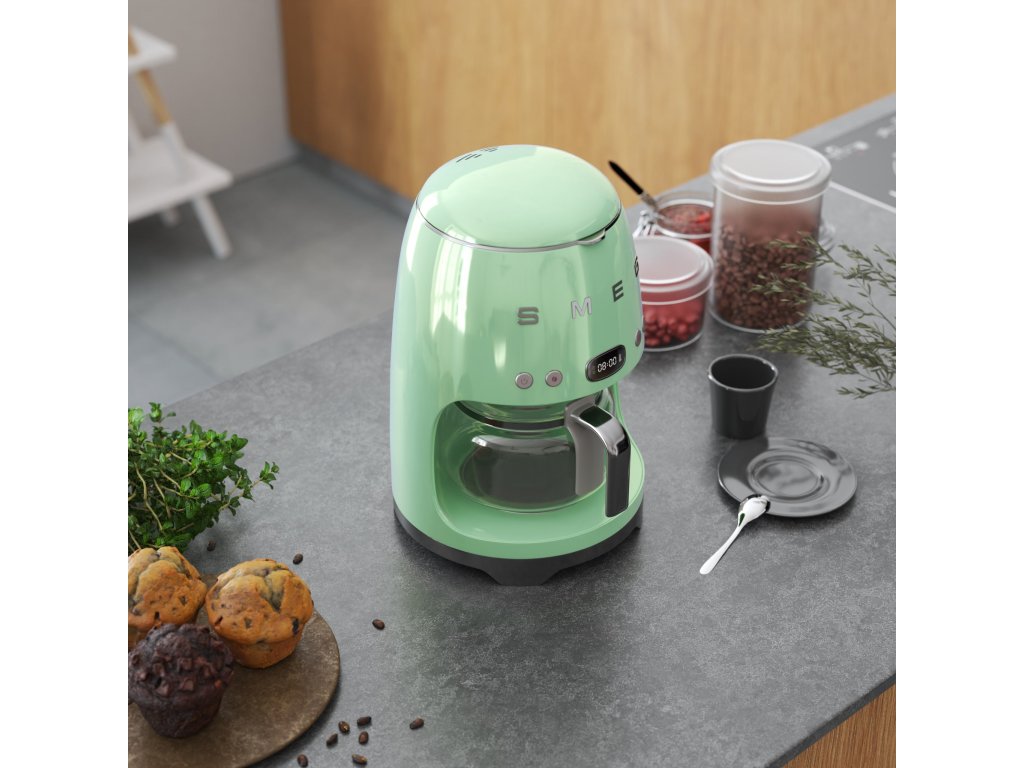 Smeg Kaffebryggare 50'S STYLE DCF02PGEU, pastellgrön