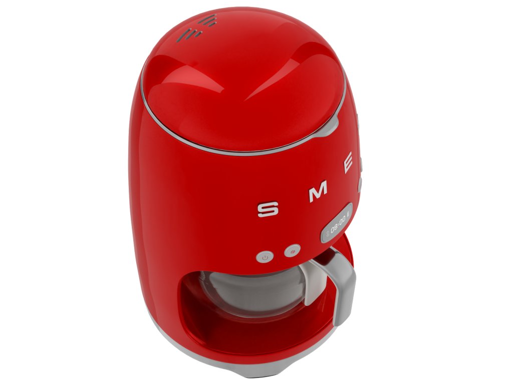 Smeg Kaffebryggare 50'S STYLE DCF02RDEU, röd