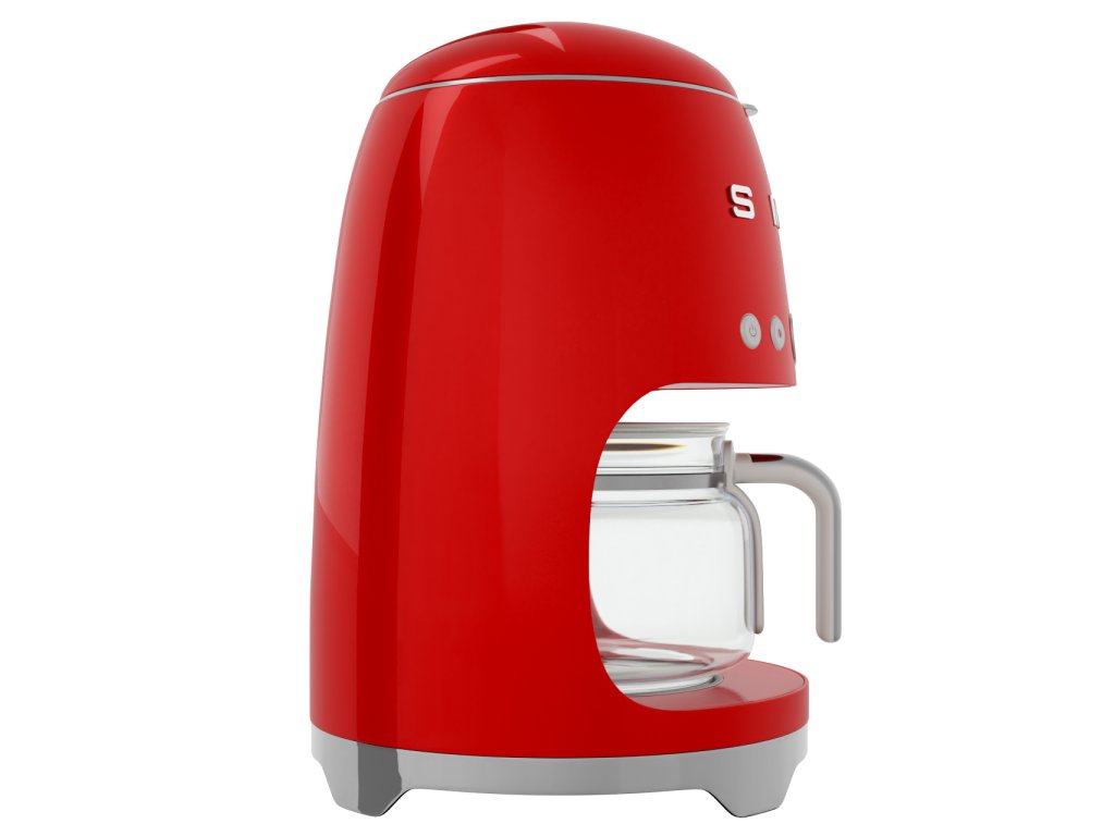 Smeg Kaffebryggare 50'S STYLE DCF02RDEU, röd