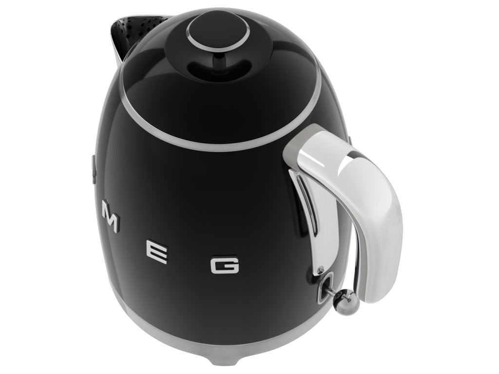 Smeg Elektrisk vattenkokare 50'S STYLE MINI KLF05BLEU, 800 ml, svart