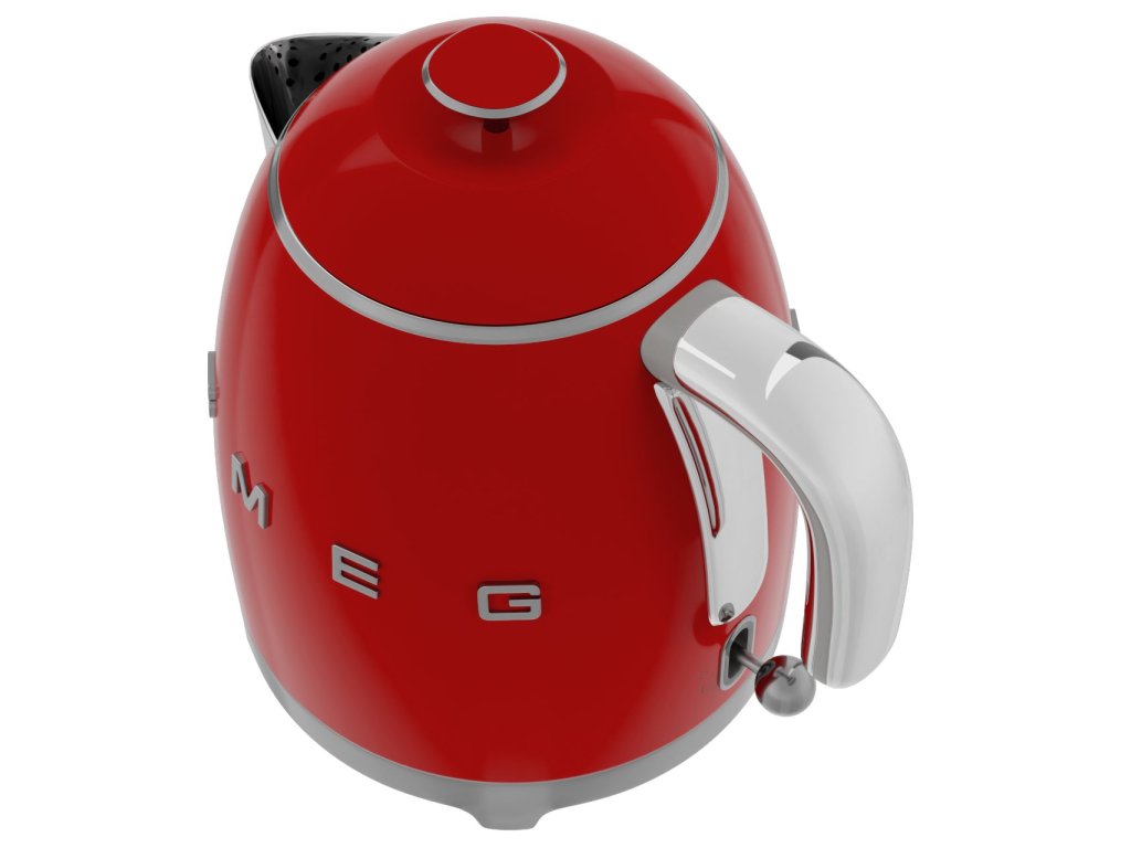 Smeg Elektrisk vattenkokare 50'S STYLE MINI KLF05RDEU, 800 ml, röd