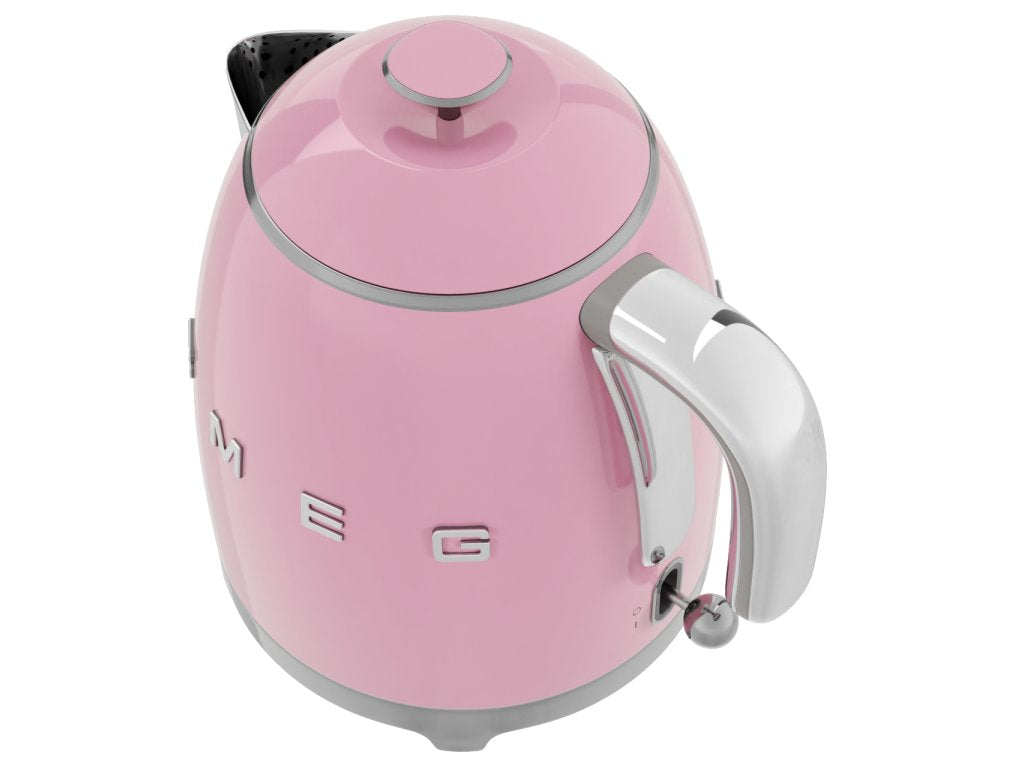 Smeg Elektrisk vattenkokare 50'S STYLE MINI KLF05PKEU, 800 ml, pastellrosa