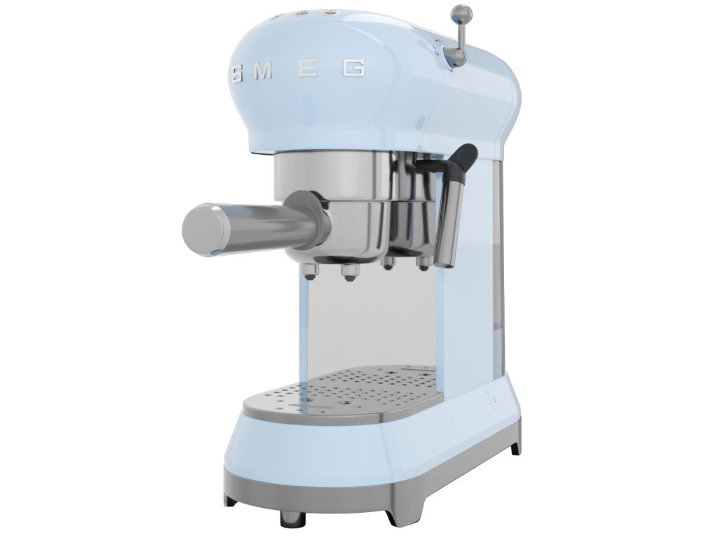 Smeg Halvautomatisk kaffemaskin 50'S STYLE ECF01PBEU, pastellblå