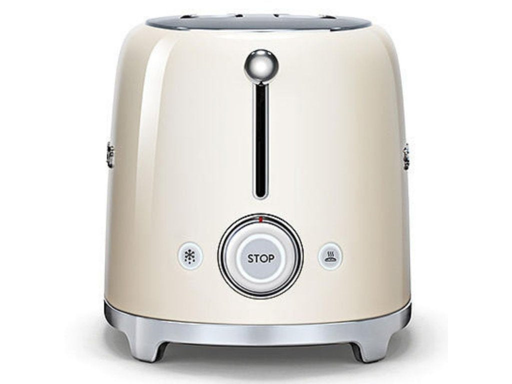 Smeg Brödrost TSF01CREU, 2 skivor, gräddfärgad