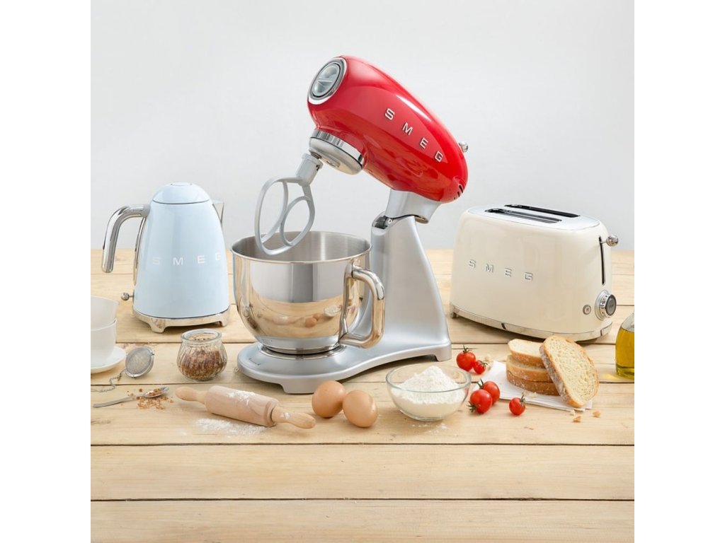 Smeg Brödrost TSF01CREU, 2 skivor, gräddfärgad