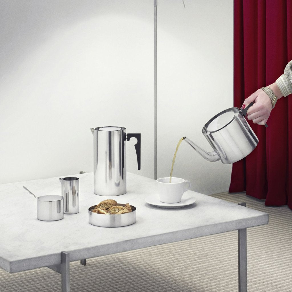 Stelton Presskanna ARNE JACOBSEN 1 l, silver, rostfritt stål