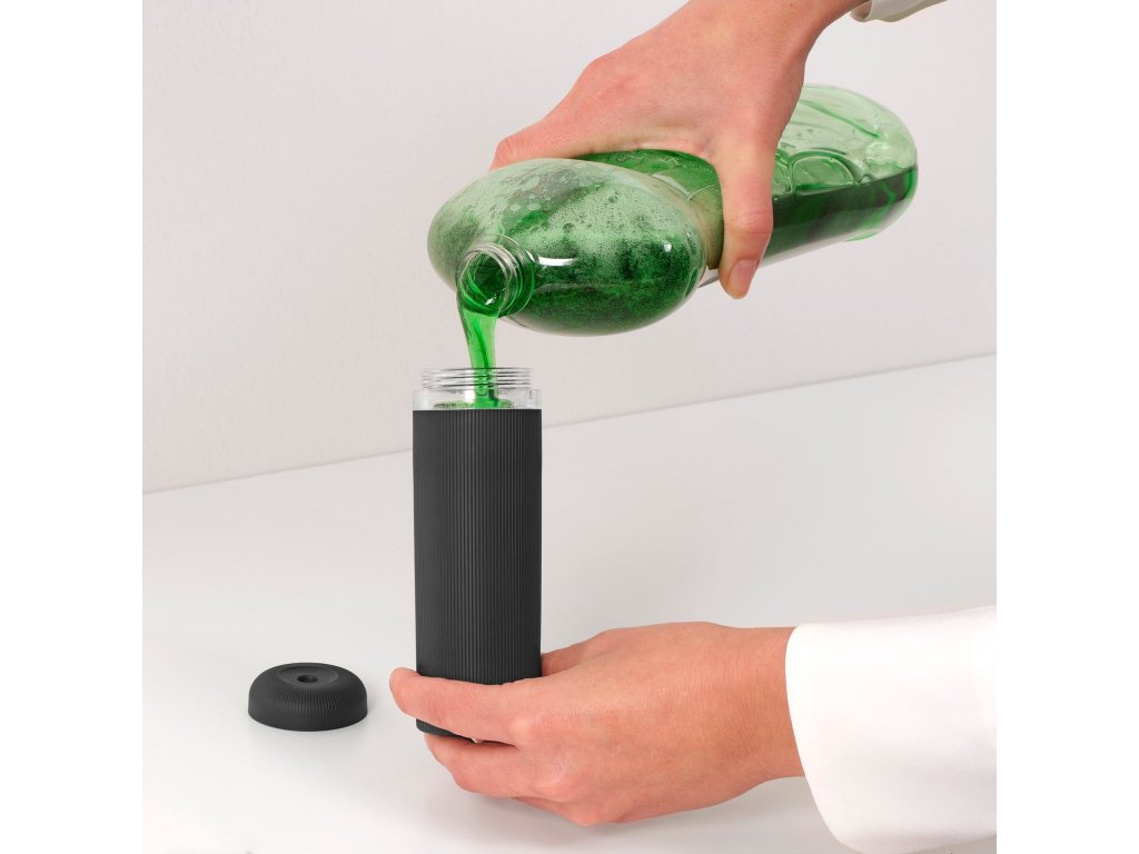 Brabantia Tvåldispenser SINKSTYLE 200 ml, mineralgrå, silikon