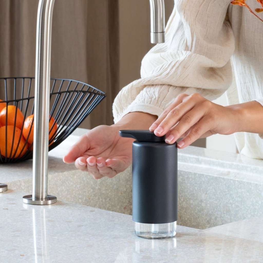 Brabantia Tvåldispenser SINKSTYLE 200 ml, mineralgrå, metall