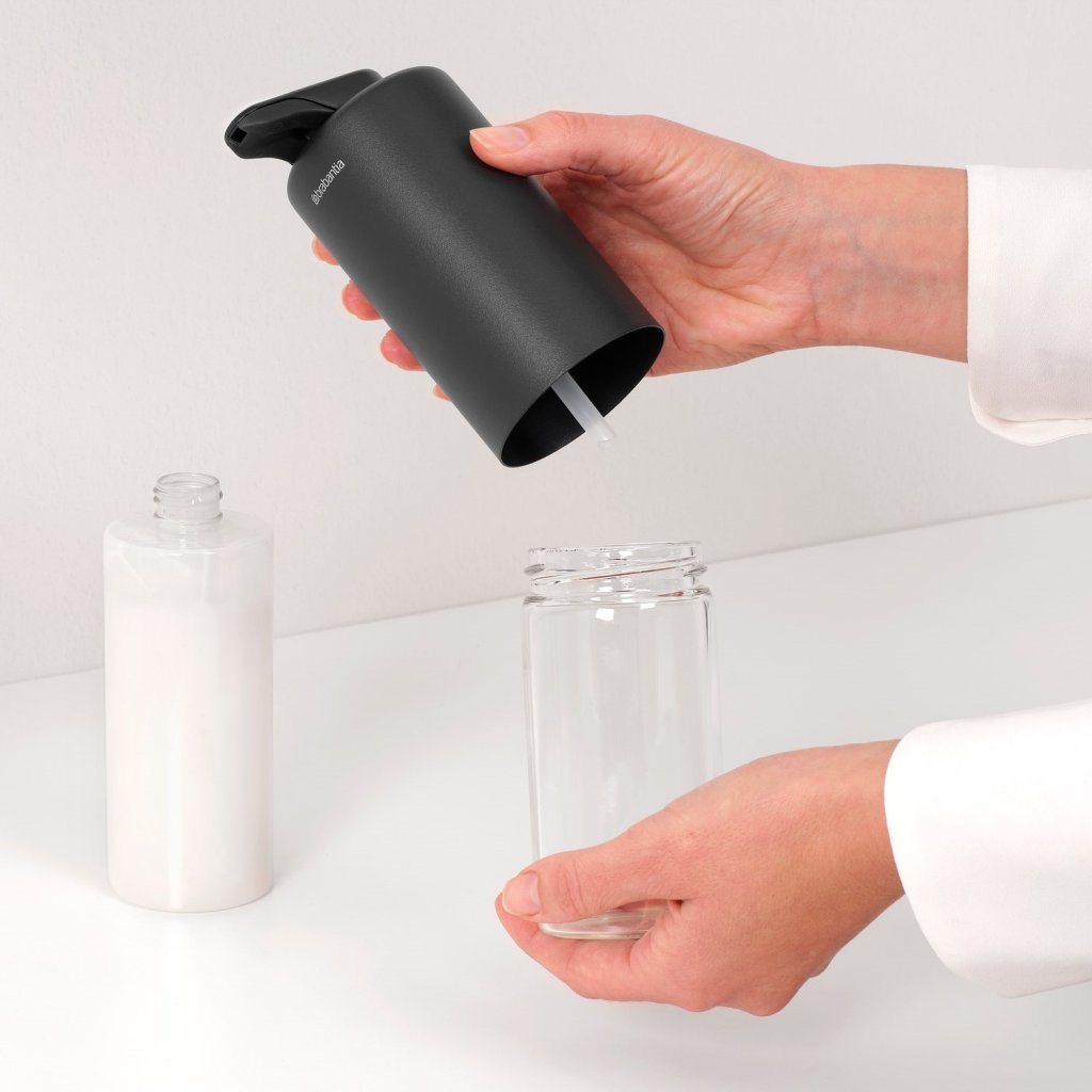 Brabantia Tvåldispenser SINKSTYLE 200 ml, mineralgrå, metall