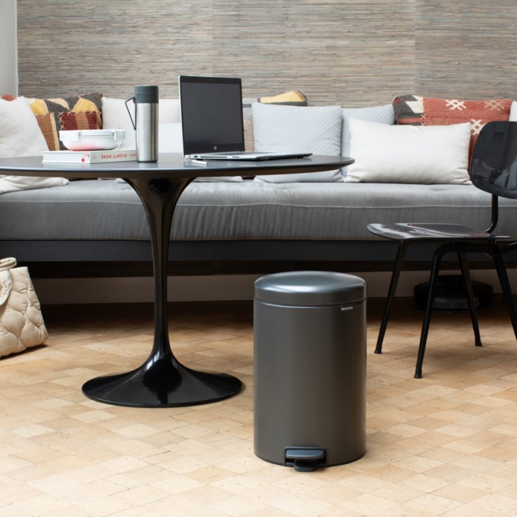 Brabantia Pedalhink NEWICON 20 l, grå, stål