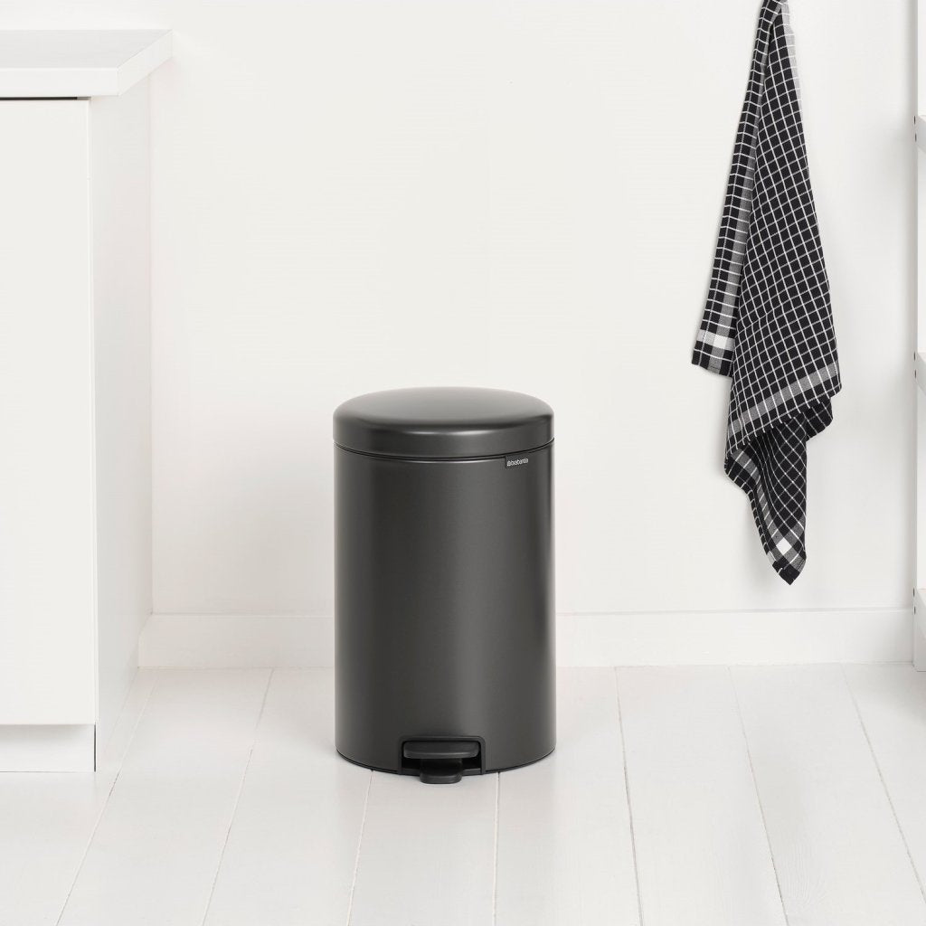 Brabantia Pedalhink NEWICON 20 l, grå, stål