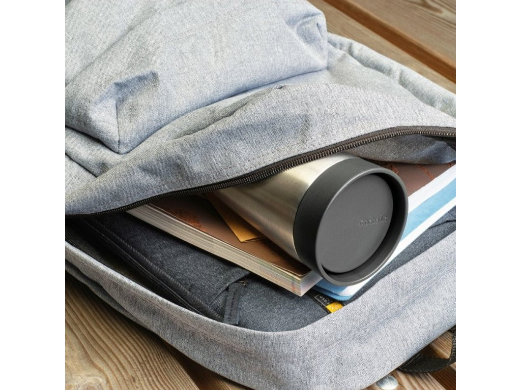 Brabantia Termosmugg MAKE & TAKE 200 ml, mörkgrå, stål