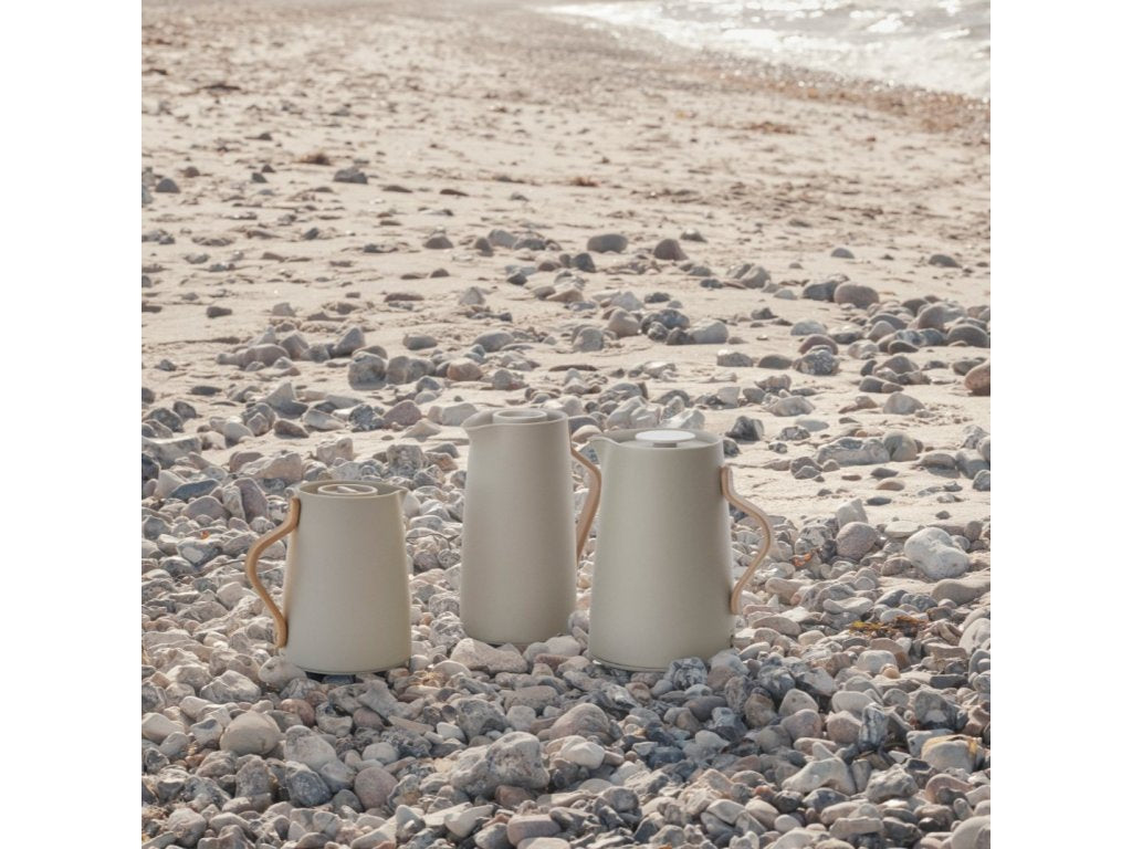 Stelton Vakuumkanna EMMA 1,2 l, för kaffe, sand, rostfritt stål