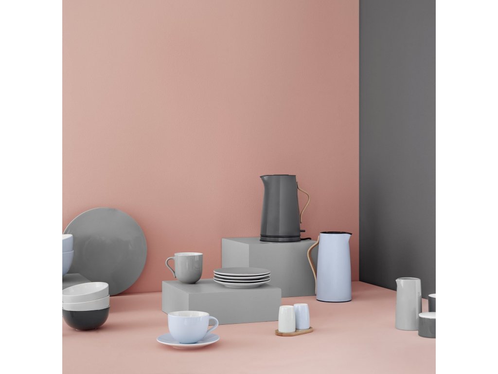Stelton Elektrisk vattenkokare EMMA 1,2 l, mjuk svart, rostfritt stål