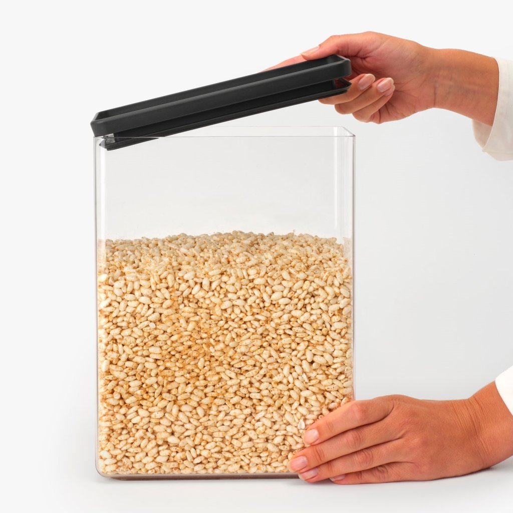 Brabantia Matförvaring TASTY PLUS 5,4 l, mörkgrå, plast
